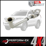PERFORM-EX 3" STAINLESS STEEL DPF BACK EXHAUST SYSTEM FITS TOYOTA PRADO GUN156R 2.8L 4CYL 8/2015-10/201023 - MUFFLER