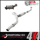 PERFORM-EX 3" STAINLESS STEEL TURBO BACK EXHAUST SYSTEM WITH DPF DUMMY FITS TOYOTA PRADO GUN156R 2.8L 4CYL 8/2015-10/2023 - MUFFLER