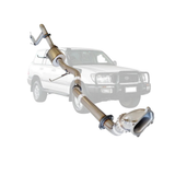 PERFORM-EX 3" STAINLESS STEEL TURBO BACK EXHAUST SYSTEM FITS TOYOTA LANDCRUISER HDJ100R 4.2L TD 2000-2007
