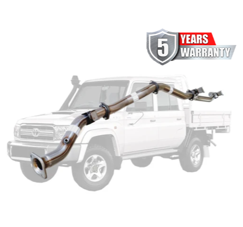 PERFORM-EX 3" STAINLESS STEEL DPF BACK EXHAUST SYSTEM FITS TOYOTA LANDCRUISER VDJ79R 4.5L V8 2016-2025