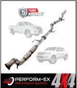 PERFORM-EX 3" STAINLESS STEEL TURBO BACK EXHAUST SYSTEM FITS TOYOTA HILUX KUN26R 3.0L 4CYL 2005-2015