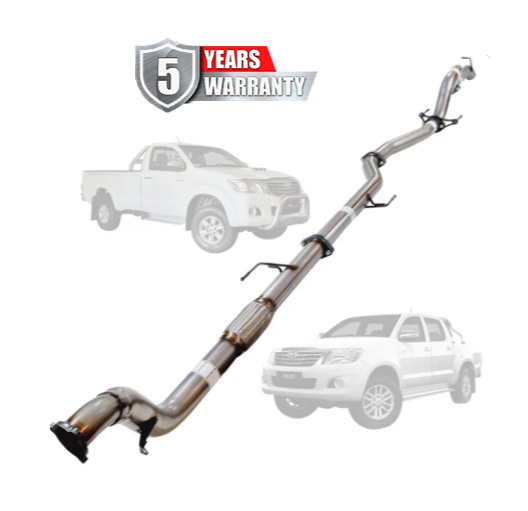 PERFORM-EX 3" STAINLESS STEEL TURBO BACK EXHAUST SYSTEM FITS TOYOTA HILUX KUN26R 3.0L 4CYL 2005-2015