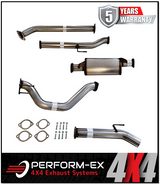 PERFORM-EX 3" STAINLESS STEEL DPF BACK EXHAUST SYSTEM FITS TOYOTA HILUX GUN126R 2.8L 4CYL 2015-ON
