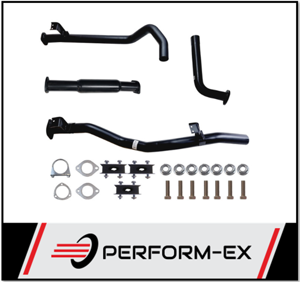 PERFORM-EX 2 1/2" EXHAUST WITH HOTDOG FITS TOYOTA LANDCRUISER HZJ79R 1999-2007