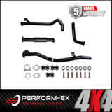 PERFORM-EX 2.5" (63MM) EXHAUST WITH HOTDOG FITS TOYOTA LANDCRUISER HZJ79R 1999-2007 (TY279-HO)