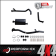 PERFORM-EX 2.5" (63MM) EXHAUST WITH MUFFLER FITS TOYOTA LANDCRUISER HZJ79R 1999-2007 (TY279-MO)