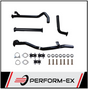 PERFORM-EX 2 1/2" EXHAUST WITH NO MUFFLER FITS TOYOTA LANDCRUISER HZJ79R 1999-2007
