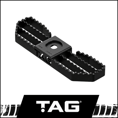 TAG HEAVY DUTY SERRATED HITCH STEP - UNIVERSAL TOWBAR  BALLMOUNT ATTACHMENT (THS001)