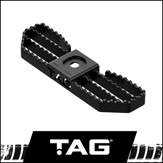 TAG HEAVY DUTY SERRATED HITCH STEP - UNIVERSAL TOWBAR  BALLMOUNT ATTACHMENT (THS001)