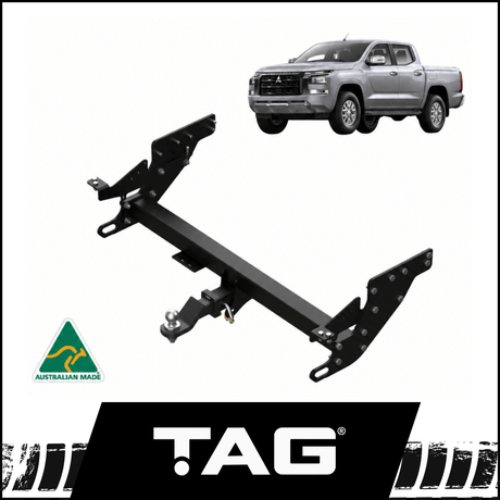 TAG XR EXTREME RECOVERY TOWBAR (3500KG) & WIRING KIT FITS MITSUBISHI TRITON MV STYLESIDE 12/2023-ON (TXR863-K201)
