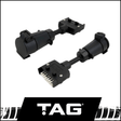 TAG PULSE TRAILER ADAPTER - 7 PIN FLAT PLUG TO 7 PIN LARGE ROUND SOCKET
