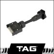 TAG PULSE TRAILER ADAPTER - 7 PIN FLAT PLUG TO 7 PIN SMALL ROUND SOCKET