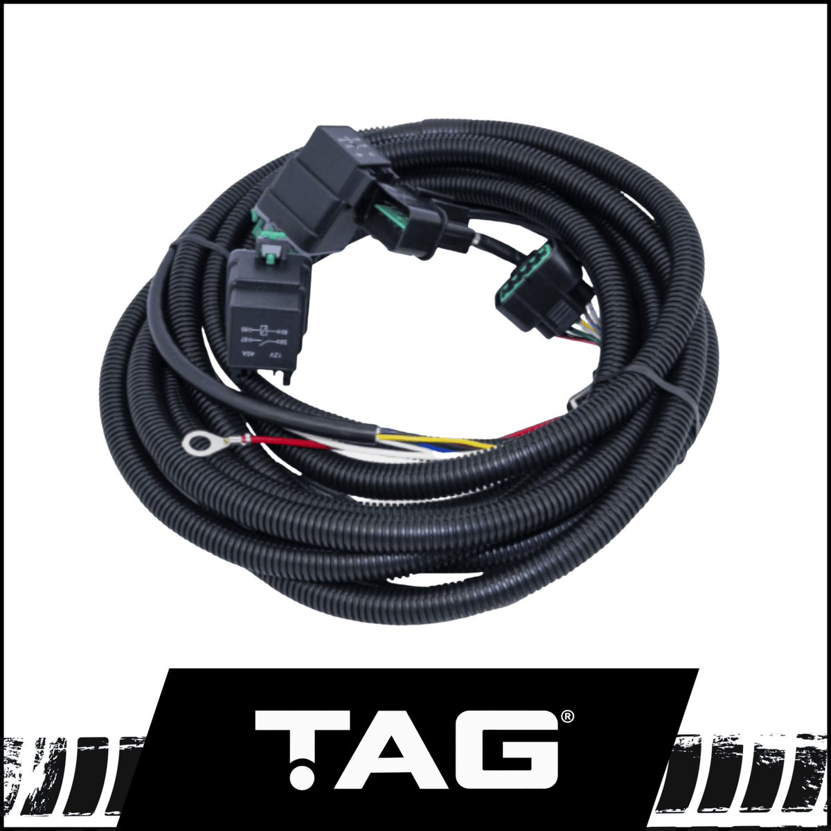 TAG DIRECT FIT TOWBAR WIRING HARNESS INC ECU FITS MITSUBISHI TRITON MR 11/2018-12/2023 (UNT343)