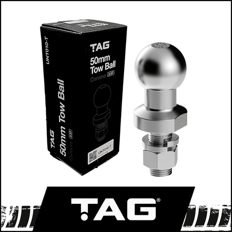 TAG CHROME TOW BALL - 50MM 3.5 TONNE (UNT010)