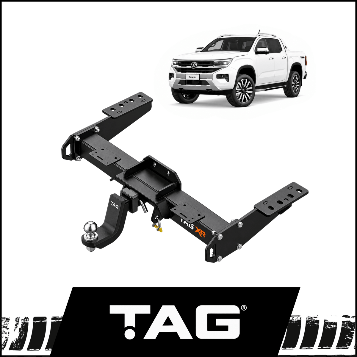 TAG XR EXTREME RECOVERY TOWBAR FITS VOLKSWAGEN AMAROK NF 12/2022-ON (TRAY)