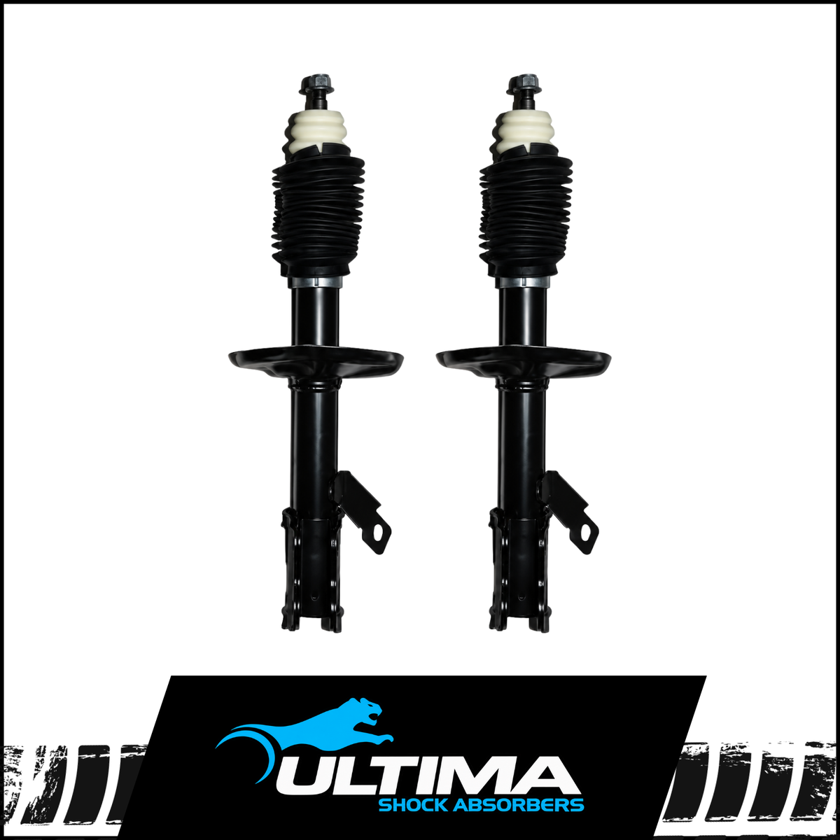 FRONT NITRO GAS ULTIMA STRUTS (PAIR) FITS HOLDEN NOVA LE 8/89-8/91