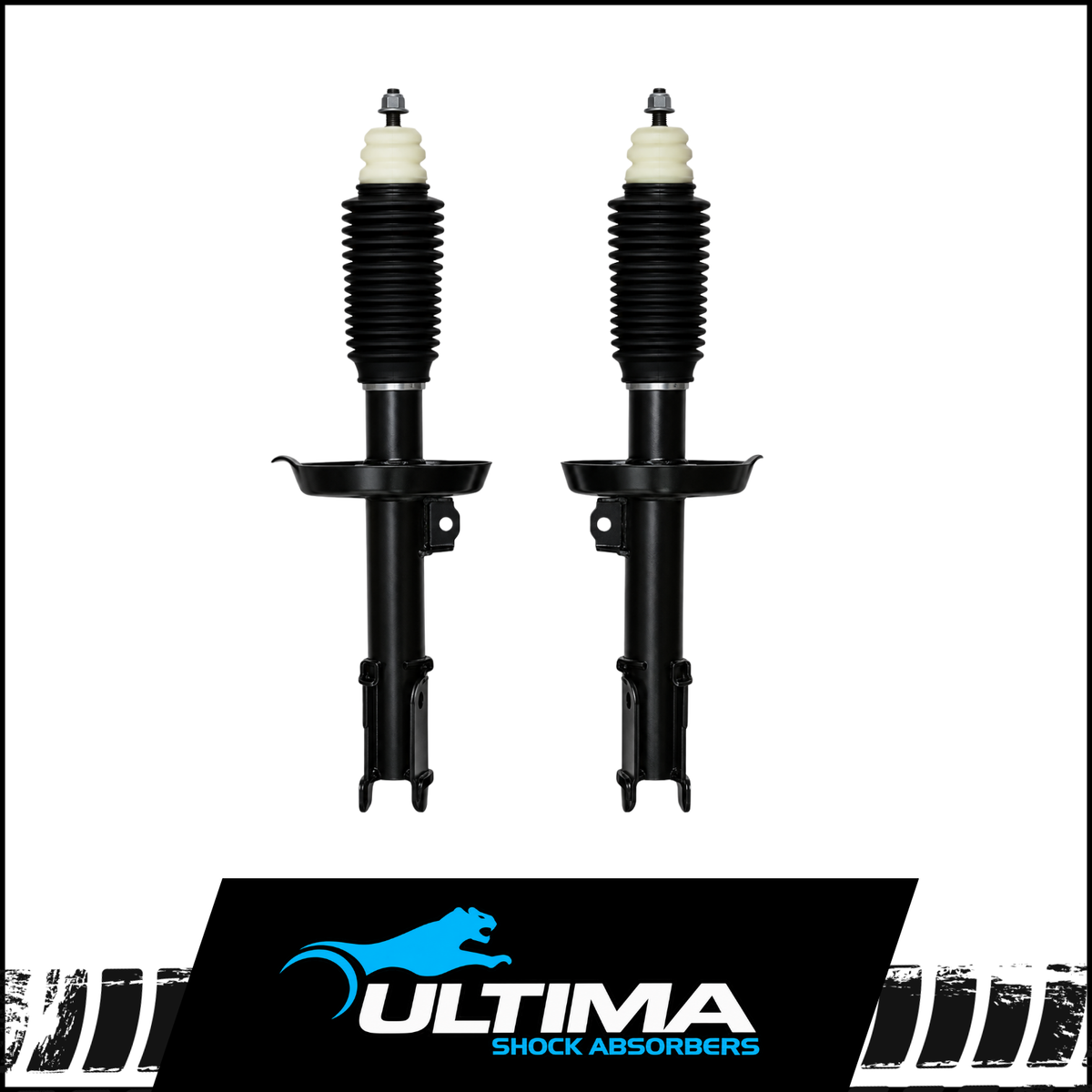 FRONT ULTIMA GAS STRUTS (PAIR) FITS HOLDEN ASTRA TS 1.8L SEDAN 6/01-7/04