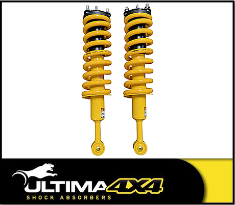ULTIMA 4X4 COMPLETE FRONT STRUTS (PAIR) FITS VOLKSWAGEN AMAROK NF V6 4WD 12/2022-ON