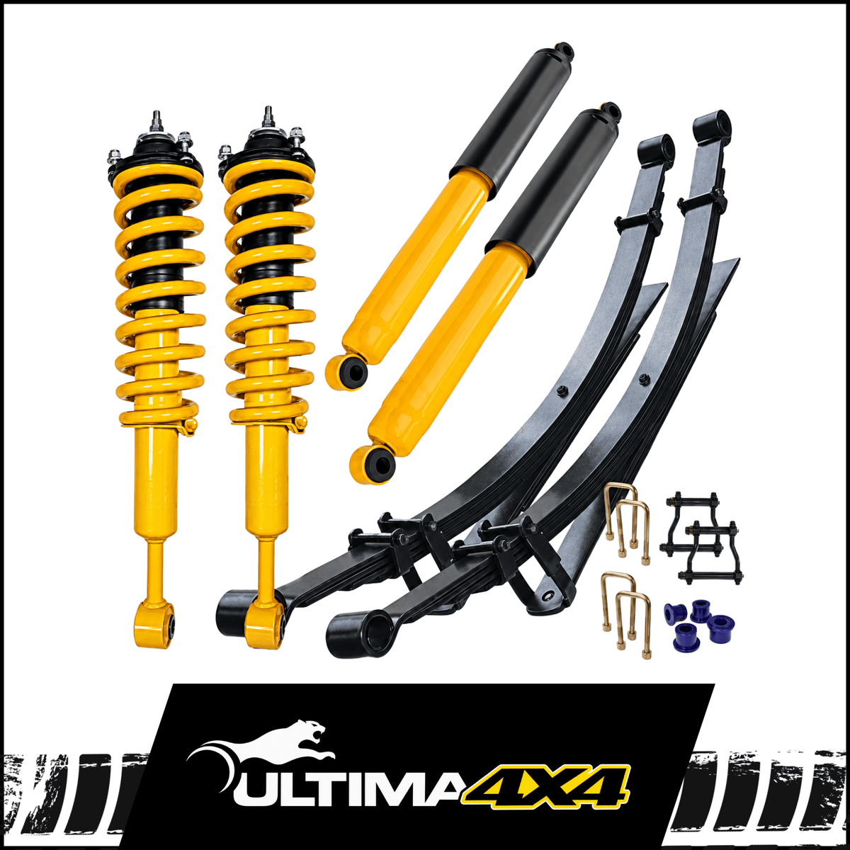 ULTIMA 4X4 2" (50MM) SUSPENSION LIFT KIT FITS ISUZU D-MAX RG 7/2020-ON