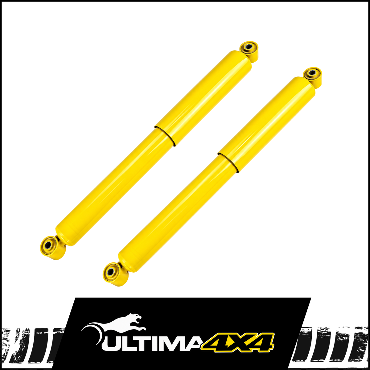 ULTIMA 4X4 HEAVY DUTY REAR SHOCKS (PAIR) FITS VOLKSWAGEN AMAROK 2H 2.0L TD 4CYL 4WD 2010-2022 (400923)