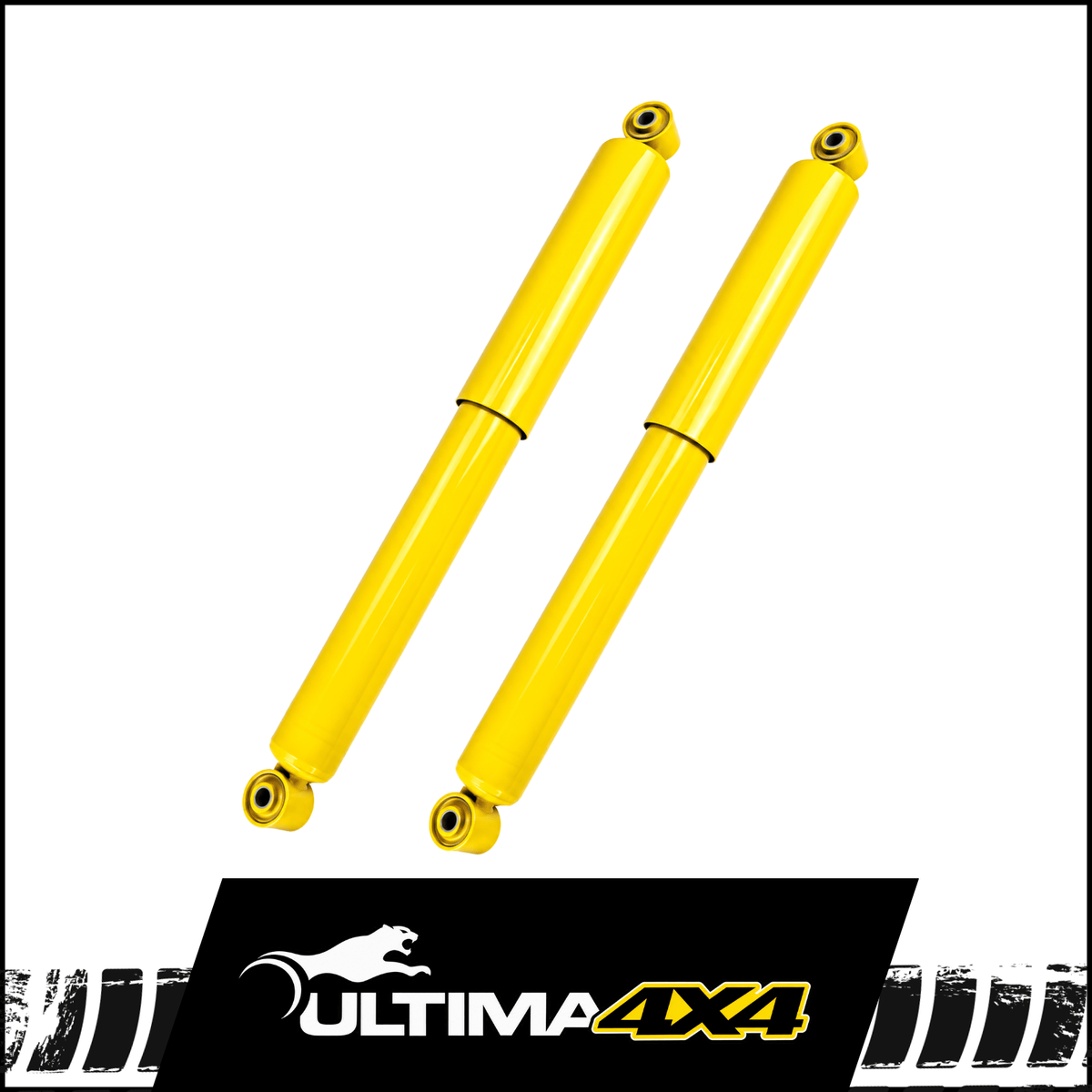 ULTIMA 4X4 HEAVY DUTY REAR SHOCKS (PAIR) FITS VOLKSWAGEN AMAROK 2H 3.0L TD V6 4WD 2016-2022 (400923)