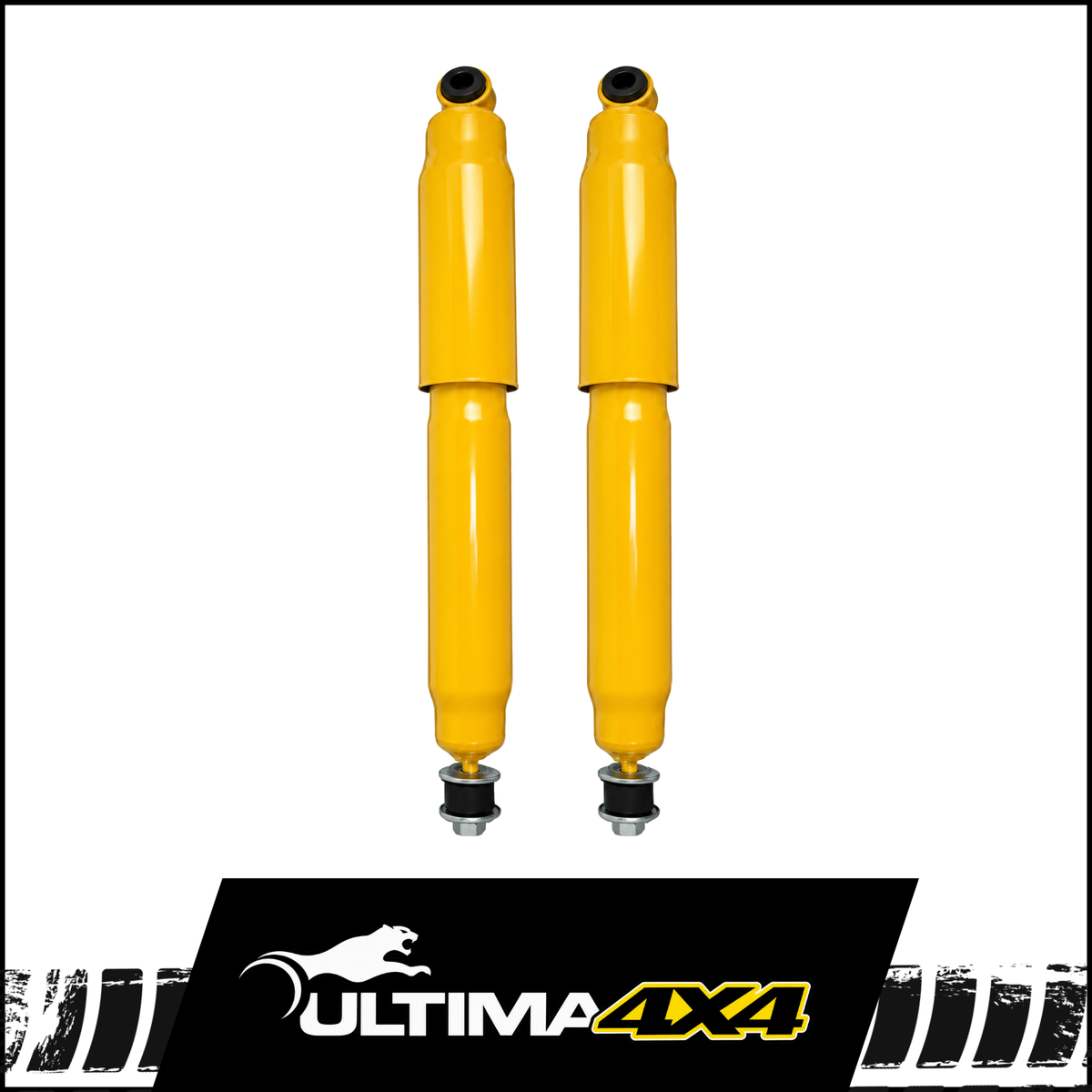 ULTIMA 4X4 NITRO GAS HEAVY DUTY REAR SHOCKS FITS NISSAN PATROL MQ MK 6/1980-12/1987 (400440)