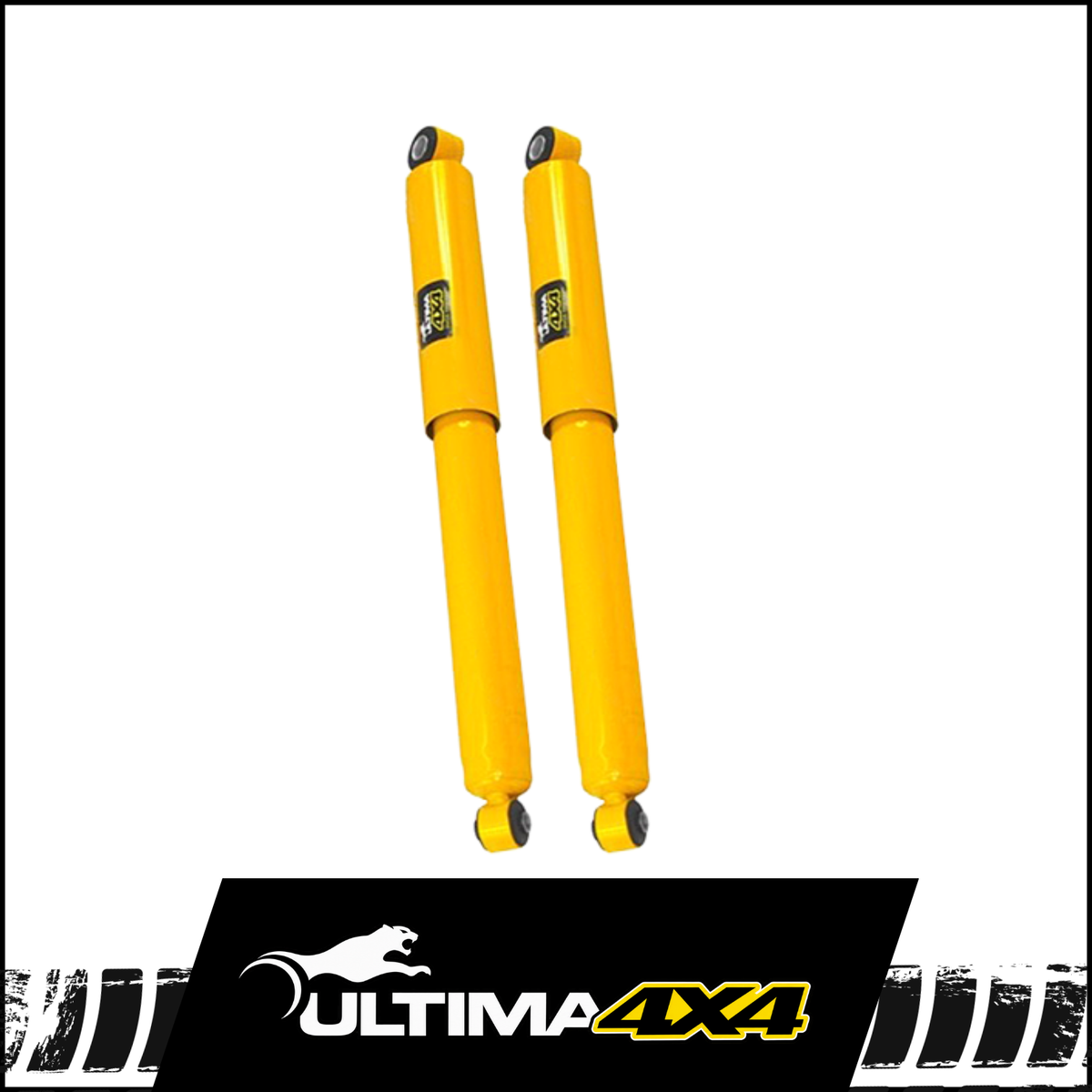 ULTIMA 4X4 NITRO GAS HEAVY DUTY REAR SHOCKS (PAIR) FITS MAZDA BT-50 UR 4WD 9/2015-6/2020 (400577)