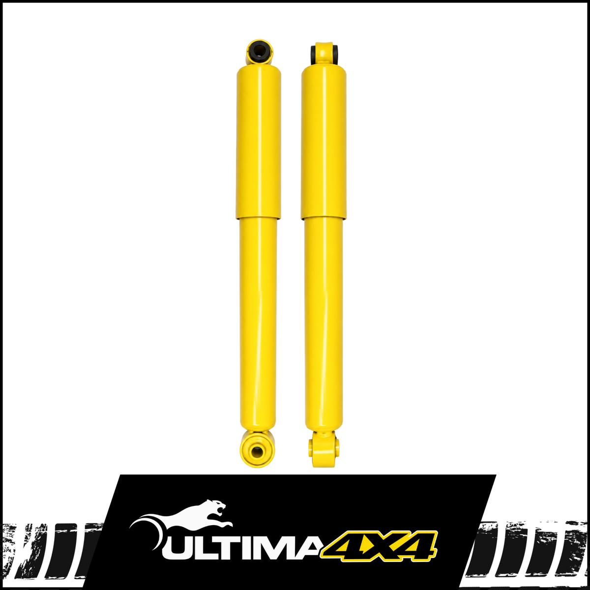 ULTIMA 4X4 NITRO GAS HEAVY DUTY REAR SHOCKS (PAIR) FITS NISSAN NAVARA D40 12/2005-10/2015 (400444)