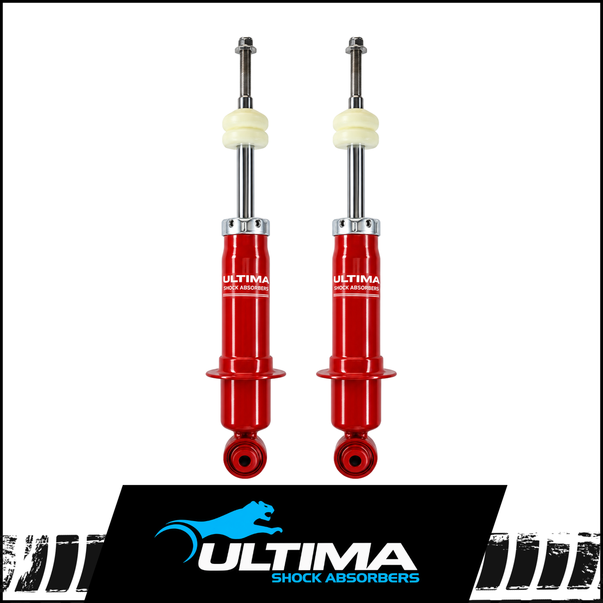 ULTIMA GT SPORTS LOWERED REAR SHOCKS FITS HOLDEN COMMODORE VE VF UTE 8/06-9/17