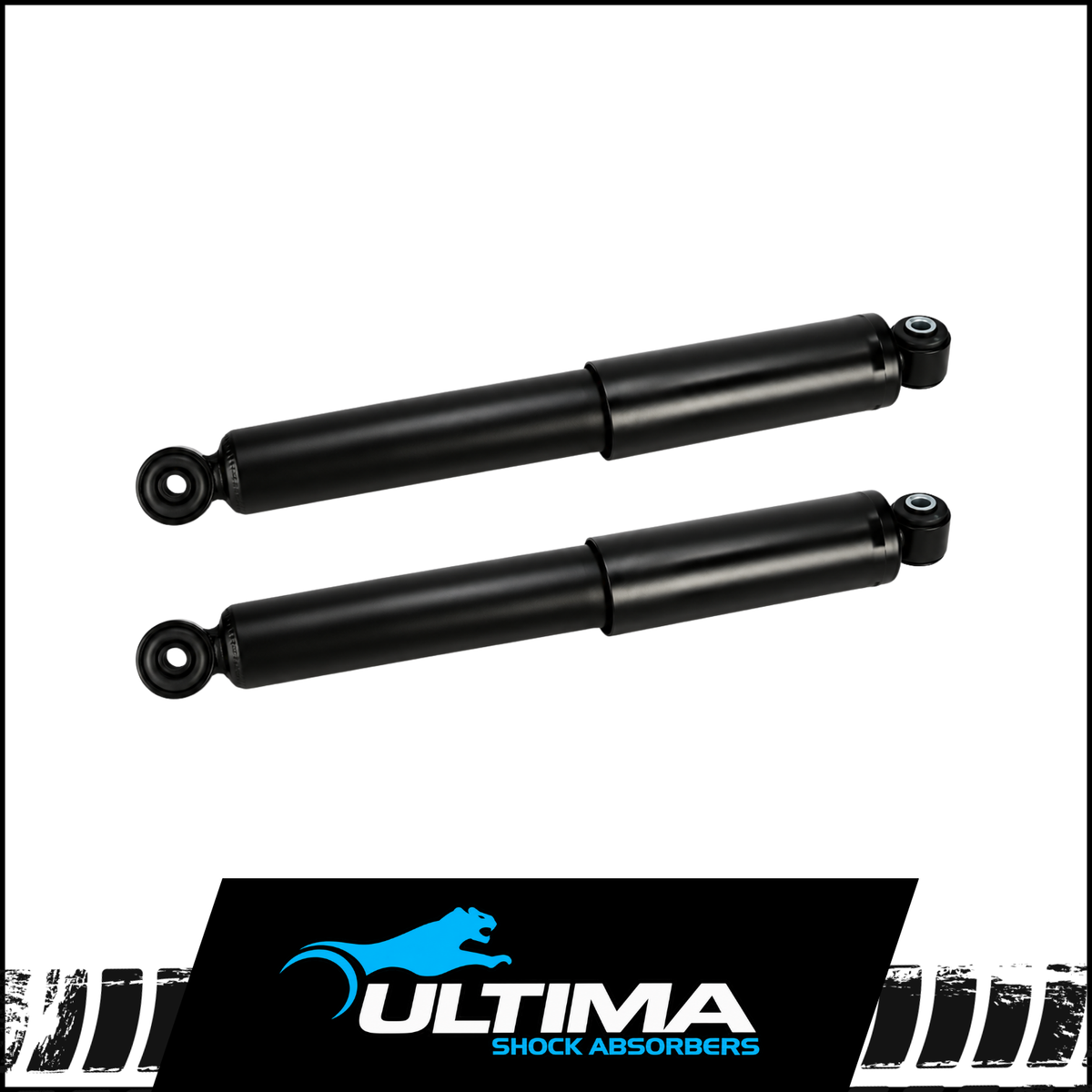 ULTIMA HD NITRO GAS LOWERED REAR SHOCKS (PAIR) FITS FORD FALCON BA BF XR6 SEDAN
