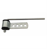 UNIVERSAL EXHAUST SWIVEL BRACKET 4 HOLES 8MM ROD (ZINC PLATED)