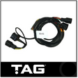TAG DIRECT FIT TOWBAR WIRING HARNESS FITS FORD RANGER PJ PK 12/2006-8/2011 (UNT264)