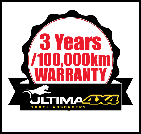 ULTIMA 4X4 HEAVY DUTY REAR SHOCKS (PAIR) FIT MITSUBISHI PAJERO NM 3.5L V6 2/2000-5/2004 (400392)