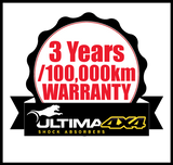 ULTIMA 4X4 HEAVY DUTY REAR SHOCKS (PAIR) FIT MITSUBISHI PAJERO NM 3.5L V6 2/2000-5/2004 (400392)