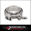 6" 152MM EXHAUST STAINLESS STEEL QUICK RELEASE CLAMP KIT (VB600Q-304)