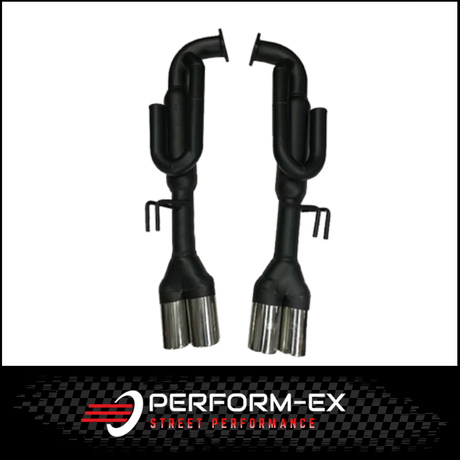 HOLDEN COMMODORE VE EARLY UTE SS/SV6 2 1/2" TAILPIPES WITH J PIPES AND HOTDOGS