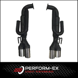 HOLDEN COMMODORE VE/VF LATE UTE 12/2011-ON SS/SV6 2 1/2" TAILPIPES WITH J PIPES