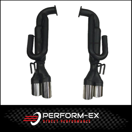 HOLDEN COMMODORE VE/VF LATE UTE 12/2011-ON SS/SV6 2 1/2" TAILPIPES WITH J PIPES