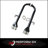 HOLDEN COMMODORE VE/VF LATE UTE SS/SV6 12/2011-ON 3" TAILPIPES