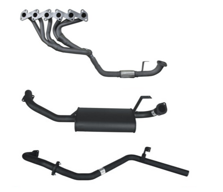2.5" EXTRACTORS & EXHAUST SYSTEM FITS TOYOTA LANDCRUISER HZJ80R 1/1990-12/1997