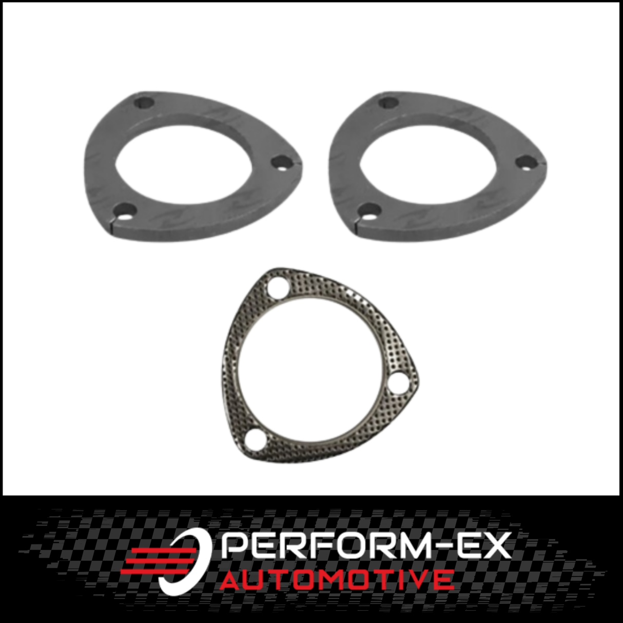 2" (51MM) X 3 BOLT FLANGE PLATE KIT (MILD STEEL)
