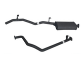 2.5" REDBACK EXHAUST FITS TOYOTA LANDCRUISER HZJ79 4.2L 1HZ DIESEL UTE 1999-2006