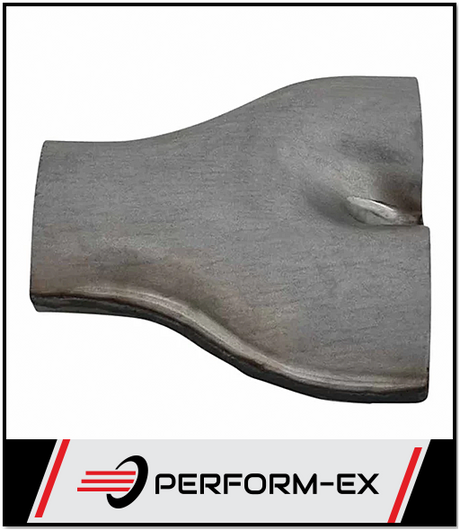 Y-PIPE PRESSED COLLECTOR - SINGLE 3" (76MM) INTO DUAL 2.5" (63MM)