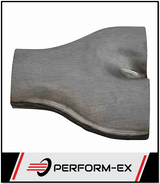 Y-PIPE PRESSED COLLECTOR - SINGLE 2.5" (63MM) INTO DUAL 2.5" (63MM)