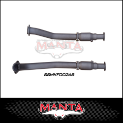 MANTA 3" HI-FLOW CATS & CONNECTING PIPES FITS FORD FALCON FG SEDAN 5.0L SUPERCHARGED V8 (SSMKFD0268)