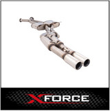 XFORCE TWIN 3" 409 STAINLESS STEEL CATBACK EXHAUST SYSTEM FITS HOLDEN COMMODORE VT VU VX VY VZ V8 UTE/WAGON (E4-HV092-CBS)