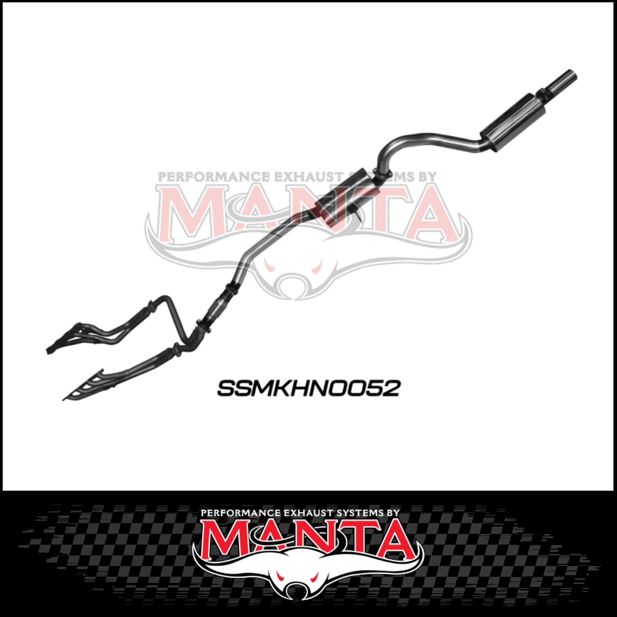 MANTA STAINLESS STEEL ENGINE BACK EXHAUST SYSTEM FITS HOLDEN COMMODORE VN VP VR VS 5.0L V8 MANUAL SEDAN (SSMKHN0052)