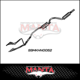 MANTA STAINLESS STEEL ENGINE BACK EXHAUST SYSTEM FITS HOLDEN COMMODORE VN VP VR VS 5.0L V8 MANUAL SEDAN (SSMKHN0052)