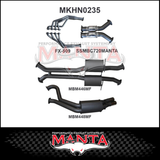 MANTA ENGINE BACK EXHAUST SYSTEM FITS HOLDEN COMMODORE VU VY VZ 5.7L 6.0L V8 UTE (MKHN0235)