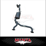 MANTA 3" CAT BACK EXHAUST SYSTEM WITH MUFFLER & BI-MODAL INTEGRATION FITS NISSAN PATROL Y62 WARRIOR  5.6L V8 2023-2026 (MKNI0122)